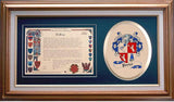 Porter Clan Crest History Framed Print