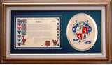 Porter Clan Crest History Framed Print