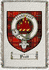 Pratt Clan Badge Throw Blanket