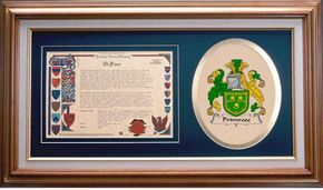 Primrose Clan Crest History Framed Print