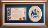 Pumfrey Clan Crest History Framed Print