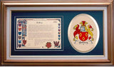 Quincey Clan Crest History Framed Print