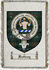 Rattray Clan Badge Throw Blanket