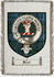 Reed Clan Badge Throw Blanket