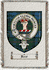 Reid Clan Badge Throw Blanket