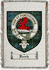 Reoch Clan Badge Throw Blanket