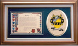 Richardson Clan Crest History Framed Print