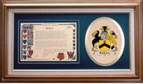 Rickart Clan Crest History Framed Print