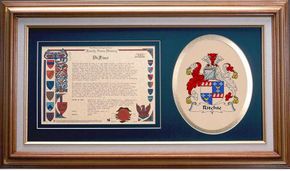 Ritchie Clan Crest History Framed Print