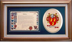 Robertson Clan Crest History Framed Print