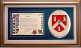 Robinson Clan Crest History Framed Print