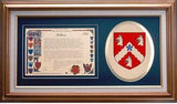 Robinson Clan Crest History Framed Print