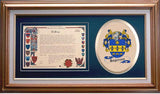 Rogerson Clan Crest History Framed Print