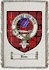 Rose Clan Badge Throw Blanket