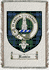 Ruskin Clan Maccallum Clan Badge Throw Blanket