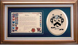 Russel Clan Crest History Framed Print