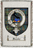 Sander Clan Badge Throw Blanket