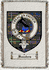 Sanders Clan Macdonnell Clan Badge Throw Blanket