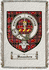 Saunders Clan Badge Throw Blanket