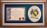 Scott Clan Crest History Framed Print