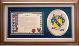 Scott Clan Crest History Framed Print