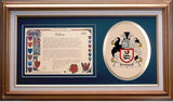 Scougall Clan Crest History Framed Print