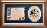 Scougall Clan Crest History Framed Print