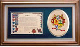 Shaw Clan Crest History Framed Print