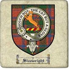 Sivewright Clan Badge Marble Tile