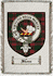 Skeen Clan Badge Throw Blanket