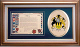 Sleich Clan Crest History Framed Print