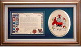 Family Crest History Framed Print