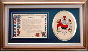 Family Crest History Framed Print