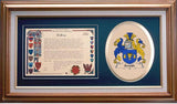 Smith Clan Crest History Framed Print