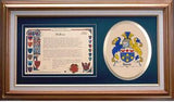 Speir Clan Crest History Framed Print