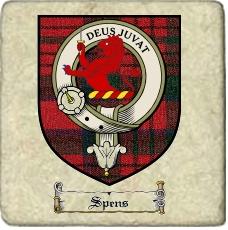 Spens Clan Badge Marble Tile