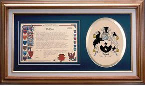 Spot Clan Crest History Framed Print