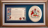 Spottiswood Clan Crest History Framed Print