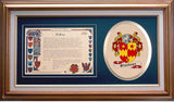 Stanhope Clan Crest History Framed Print