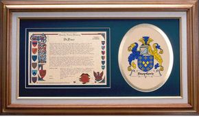 Stopford Clan Crest History Framed Print