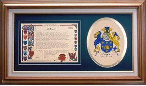 Storie Clan Crest History Framed Print