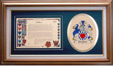 Straiton Clan Crest History Framed Print