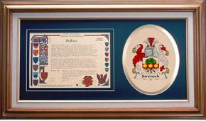 Stronoch Clan Crest History Framed Print