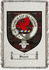 Stuart Clan Stuart Clan Badge Throw Blanket