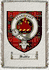 Suttie Clan Badge Throw Blanket