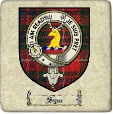 Sym Clan Badge Marble Tile