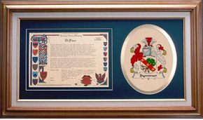 Symmer Clan Crest History Framed Print
