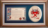 Tait Clan Crest History Framed Print