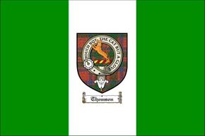 Thomson Clan Macthomas Clan Badge Flag