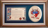 Thomson Clan Crest History Framed Print